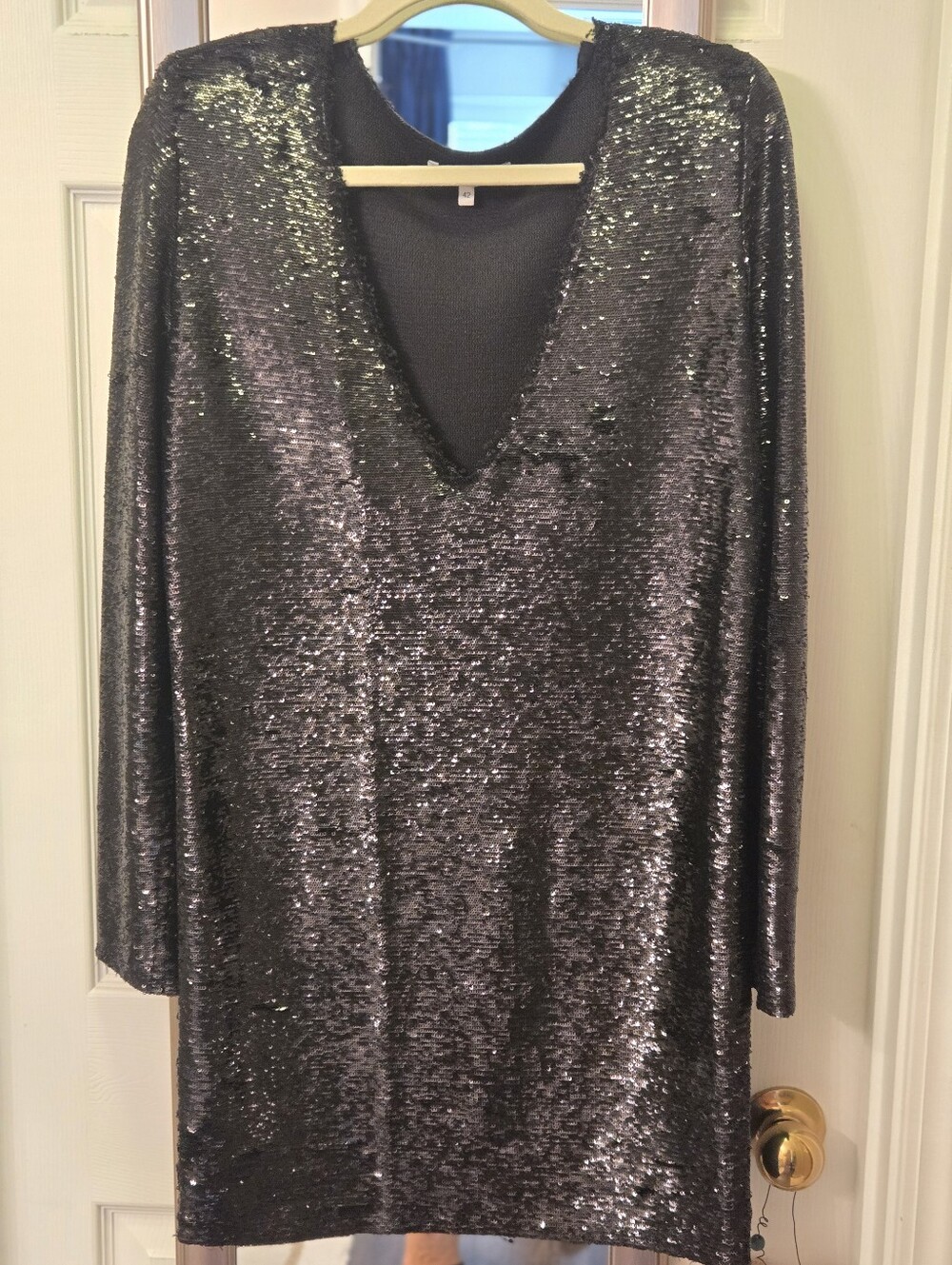 Iro Plunge Sequin Minidress -42